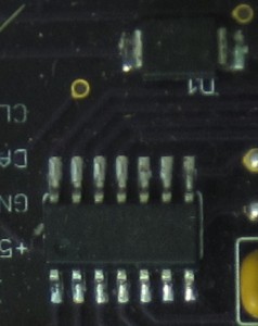 smd components on pcb